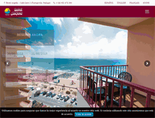 Tablet Screenshot of hotel-angela.com